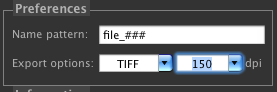Preferences of PDF Image Extractor screenshot.