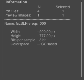 PDF Image Extractor image information screenshot.