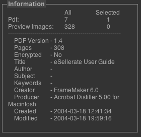 PDF Image Extractor file information screenshot.